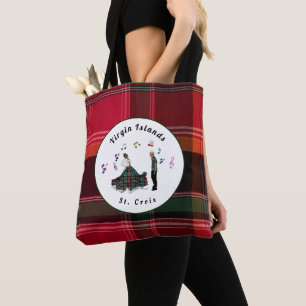 Maagdeneilanden USVI Madras Pset St. Croix VI Tote Bag