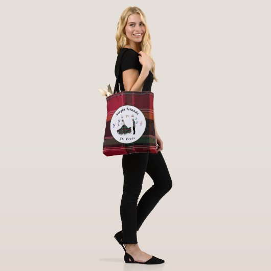 Maagdeneilanden USVI Madras Pset St. Croix VI Tote Bag (Op model)