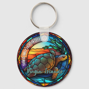 Maagdeneilanden Vakantie Souvenir Sleutelhanger