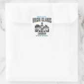 Maagdeneilanden Vierkante Sticker (Tas)