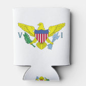 Maagdeneilanden Vlag Koelbox Blikjeskoeler (Achterkant)