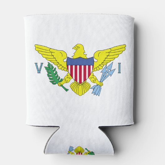 Maagdeneilanden Vlag Koelbox Blikjeskoeler (Achterkant)