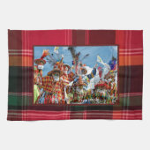 Maagdeneilanden Vlag St. Croix Mocko Jumbies Madra Theedoek (Horizontaal)