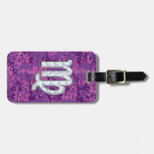 Maagdenjager voor dierentuin bagagelabel (Voorkant horizontaal)