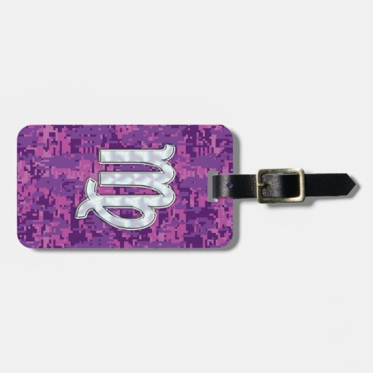 Maagdenjager voor dierentuin bagagelabel (Voorkant horizontaal)