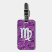 Maagdenjager voor dierentuin bagagelabel (Voorkant verticaal)