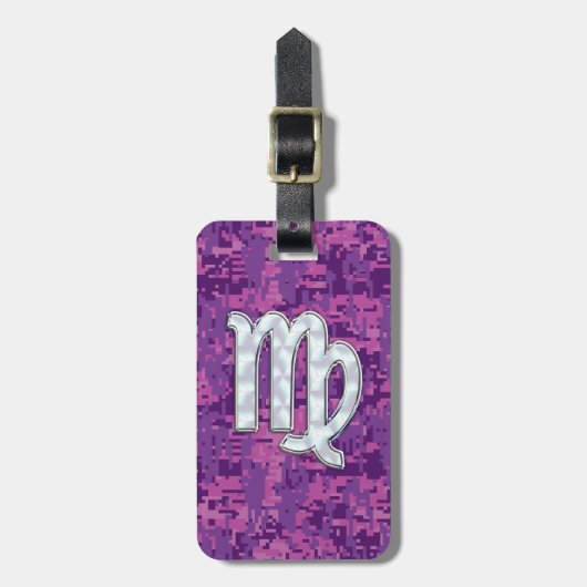 Maagdenjager voor dierentuin bagagelabel (Voorkant verticaal)