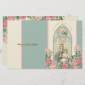 Maagdenmaag Mary Jesus Prayer St. Therese Rozen (Voorkant / Achterkant)