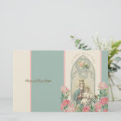 Maagdenmaag Mary Jesus Prayer St. Therese Rozen (Staand voorkant)