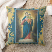 Maagdenmaagd Maria Help van christenen Baby Jezus Kussen (Deken)