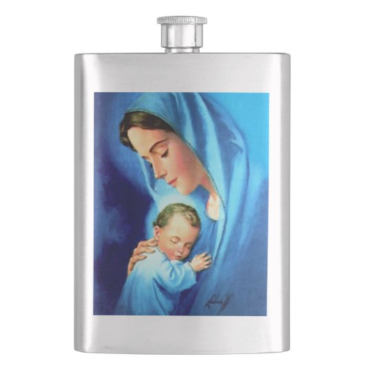 Maagdenmaagd Maria zonder Baby Jezus Flacon (Voorkant)