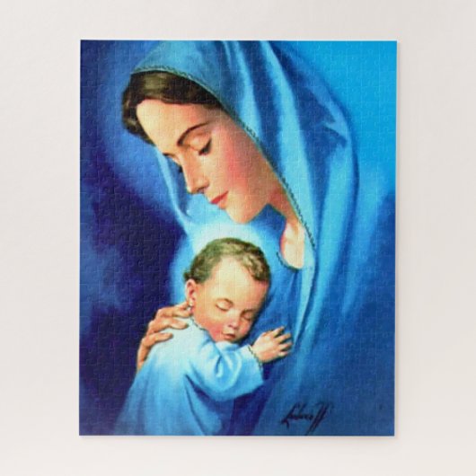 Maagdenmaagd Maria zonder Baby Jezus Legpuzzel (Verticaal)