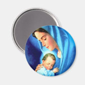 Maagdenmaagd Maria zonder Baby Jezus Magneet (Voorkant / Achterkant)