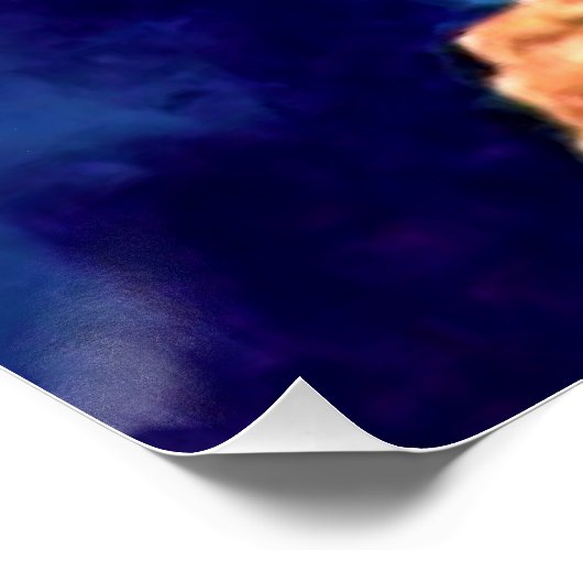 Maagdenmaagd Maria zonder Baby Jezus Perfect Poster (Hoek)