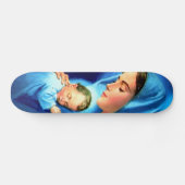 Maagdenmaagd Maria zonder Baby Jezus Persoonlijk Skateboard (Horizontaal)