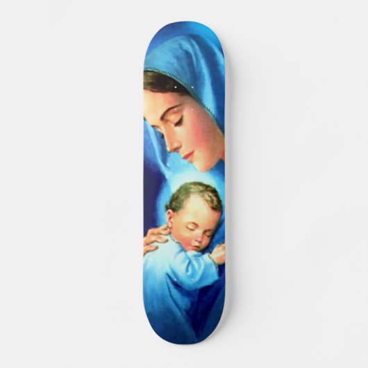 Maagdenmaagd Maria zonder Baby Jezus Persoonlijk Skateboard (Voorkant)