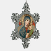 Maagdenmaagd Maria zonder kind Jezus Ornament (Links)