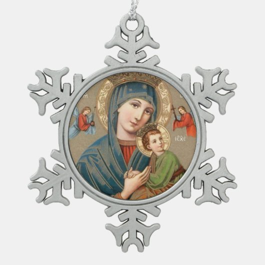 Maagdenmaagd Maria zonder kind Jezus Ornament (Voorkant)
