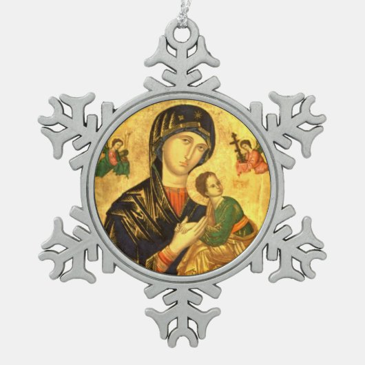 Maagdenmaagd Maria zonder kind Jezus Ornament (Voorkant)