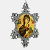 Maagdenmaagd Maria zonder kind Jezus Ornament (Links)