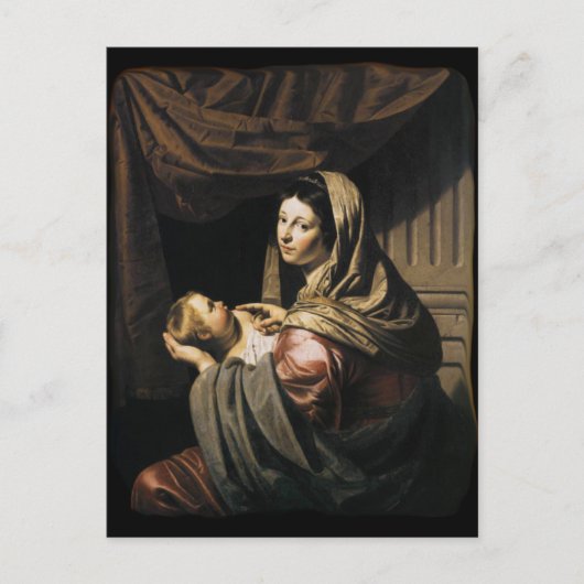 Maagdenmaagd Mary Baby Child Jesus - Bijlert Briefkaart (Voorkant)