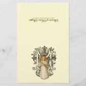 Maagdenmaagd Mary Religieuze Katholieke Floral (Voorkant)