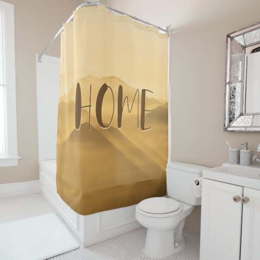 Maagdenmist in zonnescherm douchegordijn (In situ)