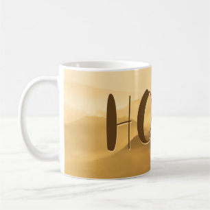 Maagdenmist in zonnescherm koffiemok