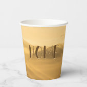 Maagdenmist in zonnescherm papieren bekers (Achterkant)