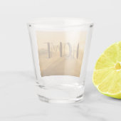 Maagdenmist in zonnescherm shot glas (Achterkant)