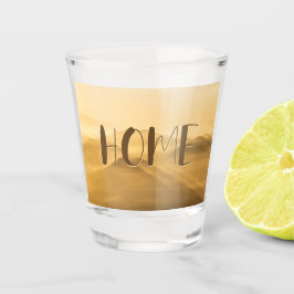 Maagdenmist in zonnescherm shot glas