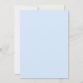 Maagdenpalm Bleek Lila Bloemblad Bruiloft Kaart (Achterkant)