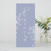 Maagdenpalm Bloem Eenvoudige Gereserveerde Zitplaa Menu (Staand voorkant)