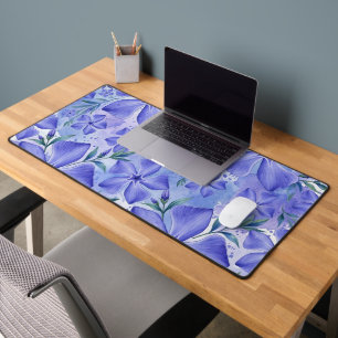 Maagdenpalm Bloemen Blauw Paars Vinca Bloesems Bureaumat