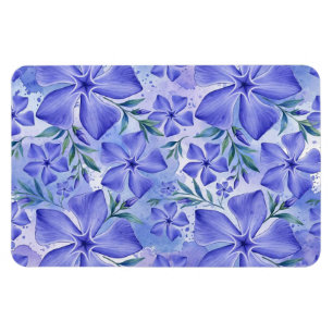 Maagdenpalm Bloemen Blauw Paars Vinca Bloesems Magneet