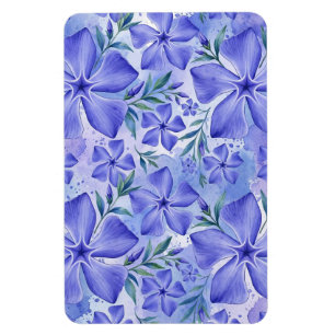 Maagdenpalm Bloemen Blauw Paars Vinca Bloesems Magneet