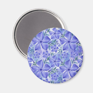 Maagdenpalm Bloemen Blauw Paars Vinca Bloesems Magneet