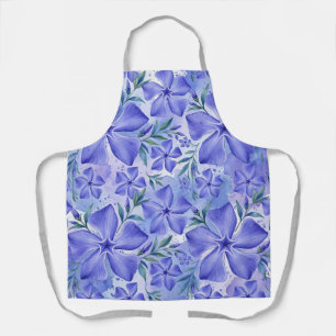 Maagdenpalm Bloemen Blauw Paars Vinca Bloesems Schort