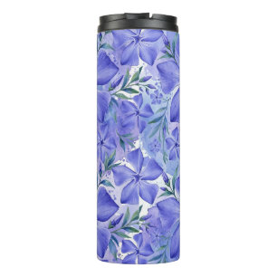 Maagdenpalm Bloemen Blauw Paars Vinca Bloesems Thermosbeker