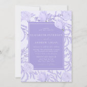 maagdenpalm | Bloemen bruiloft uitnodigingen (Voorkant)