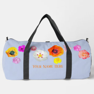 Maagdenpalm Bloemen in Vlucht Print Knip Naai Tas