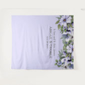 Maagdenpalm Bloemen Lilac Foto Achtergrond Trouwfe Wandkleed (Voorkant (horizontaal))