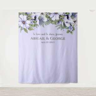 Maagdenpalm Bloemen Sering Foto Achtergrond Trouwf Wandkleed
