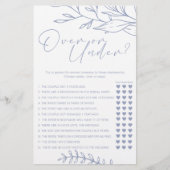 Maagdenpalm Bloemen Spel Over Onder Flyer (Voorkant)