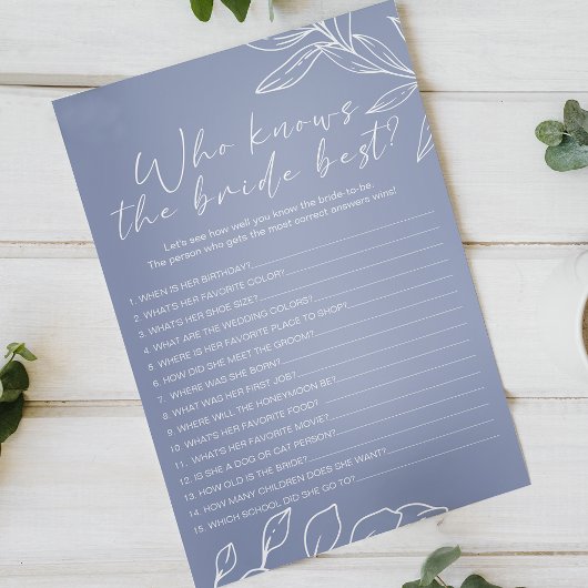 Maagdenpalm Bloemen Spel Wie Kent de Bruid het Bes Flyer