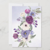 Maagdenpalm Fuchsia Blush Waterverf Bloemen Bruilo Kaart (Achterkant)