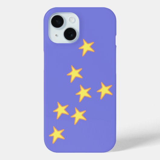 Maagdenpalm met gele sterren Case-Mate iPhone case (Achterkant)