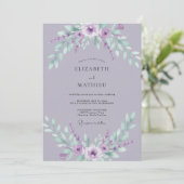 Maagdenpalm Mint Ranunculus Stof Eucalyptus Weddin Kaart (Staand voorkant)