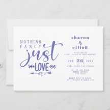 maagdenpalm niets Fancy gewoon liefde bruiloft