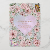  maagdenpalm pioen Folie Tafelnummer Kaart (Achterkant)